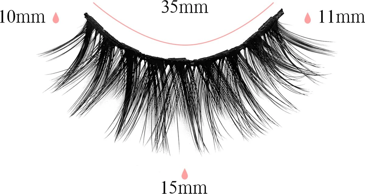 Hoge Korting - VERLUXX© - 'Quality Over Quantity' - 3D Magnetische Wimpers Incl. 1+1 GRATIS Geïoniseerde Waterproof Eyeliner & Pincet, Fake Lashes, Nepwimpers, Magnetic Lashes, Herbruikbare Realistic Wimpers 3 Hoge Korting - VERLUXX© - 'Quality Over Quantity' - 3D Magnetische Wimpers Incl. 1+1 GRATIS Geïoniseerde Waterproof Eyeliner & Pincet, Fake Lashes, Nepwimpers, Magnetic Lashes, Herbruikbare Realistic Wimpers - Afbeelding 3