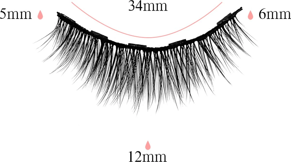 Hoge Korting - VERLUXX© - 'Quality Over Quantity' - 3D Magnetische Wimpers Incl. 1+1 GRATIS Geïoniseerde Waterproof Eyeliner & Pincet, Fake Lashes, Nepwimpers, Magnetic Lashes, Herbruikbare Realistic Wimpers 2 Hoge Korting - VERLUXX© - 'Quality Over Quantity' - 3D Magnetische Wimpers Incl. 1+1 GRATIS Geïoniseerde Waterproof Eyeliner & Pincet, Fake Lashes, Nepwimpers, Magnetic Lashes, Herbruikbare Realistic Wimpers - Afbeelding 2
