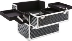 AREBOS Cosmeticakoffer Beauty Case Multikoffer 15 L Zwart -Cosmetica winkel 1200x684