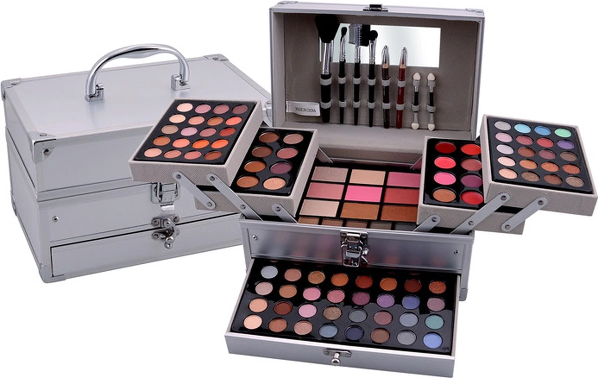 Professionele Make-up Koffer 132 Delig - Make Up Koffer Met Inhoud - Make Up Koffer Meisjes - Make Up Koffer Kinderen 1 Professionele Make-up Koffer 132 Delig - Make Up Koffer Met Inhoud - Make Up Koffer Meisjes - Make Up Koffer Kinderen