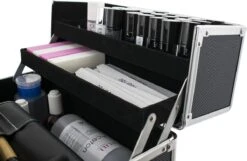 SUNONE Make Up Koffer Robuust Zwart XXL 7 SUNONE Make Up Koffer Robuust Zwart XXL -Cosmetica winkel 1200x783 4