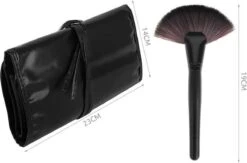 Make-up Kwasten Set - Professionele Kwasten - 24-delig Met Tasje - Cosmetica Kwasten - Zwart - Rheme -Cosmetica winkel 1200x792