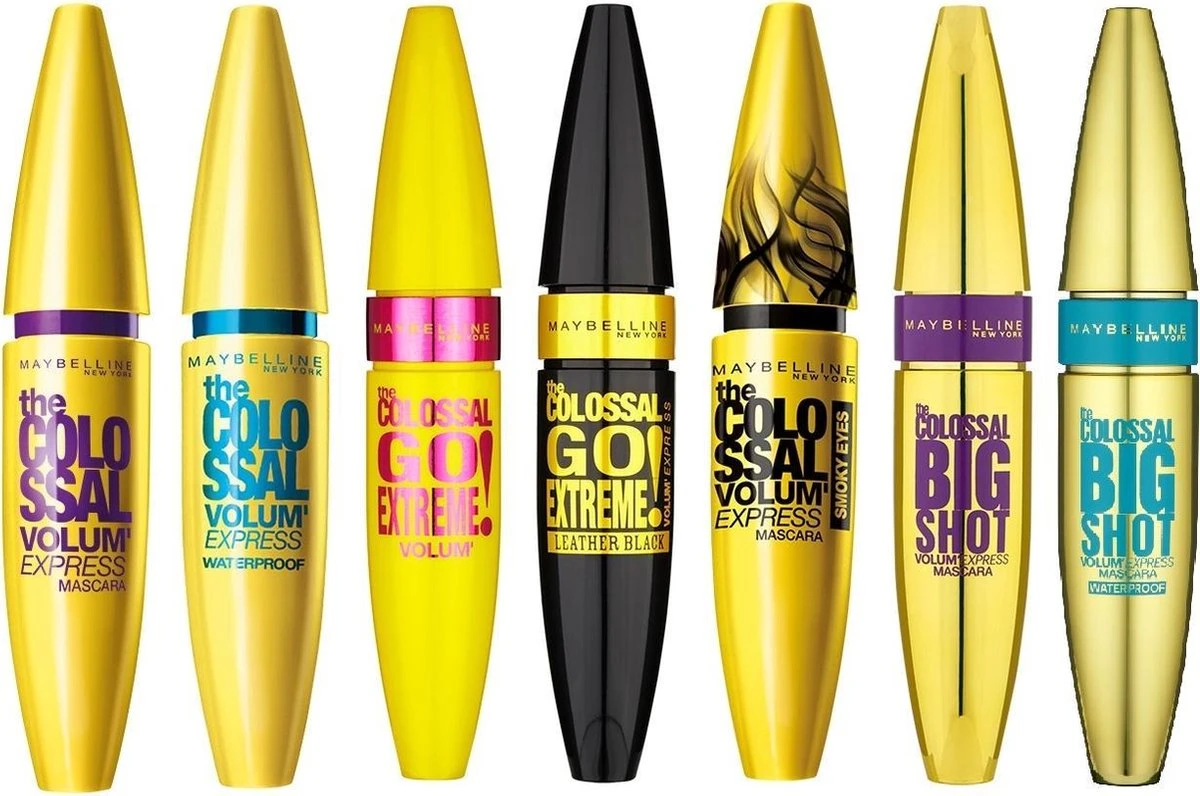 Maybelline Volum'Express Colossal Smoky Dangerous Mascara - Zwart 4 Maybelline Volum'Express Colossal Smoky Dangerous Mascara - Zwart - Afbeelding 4