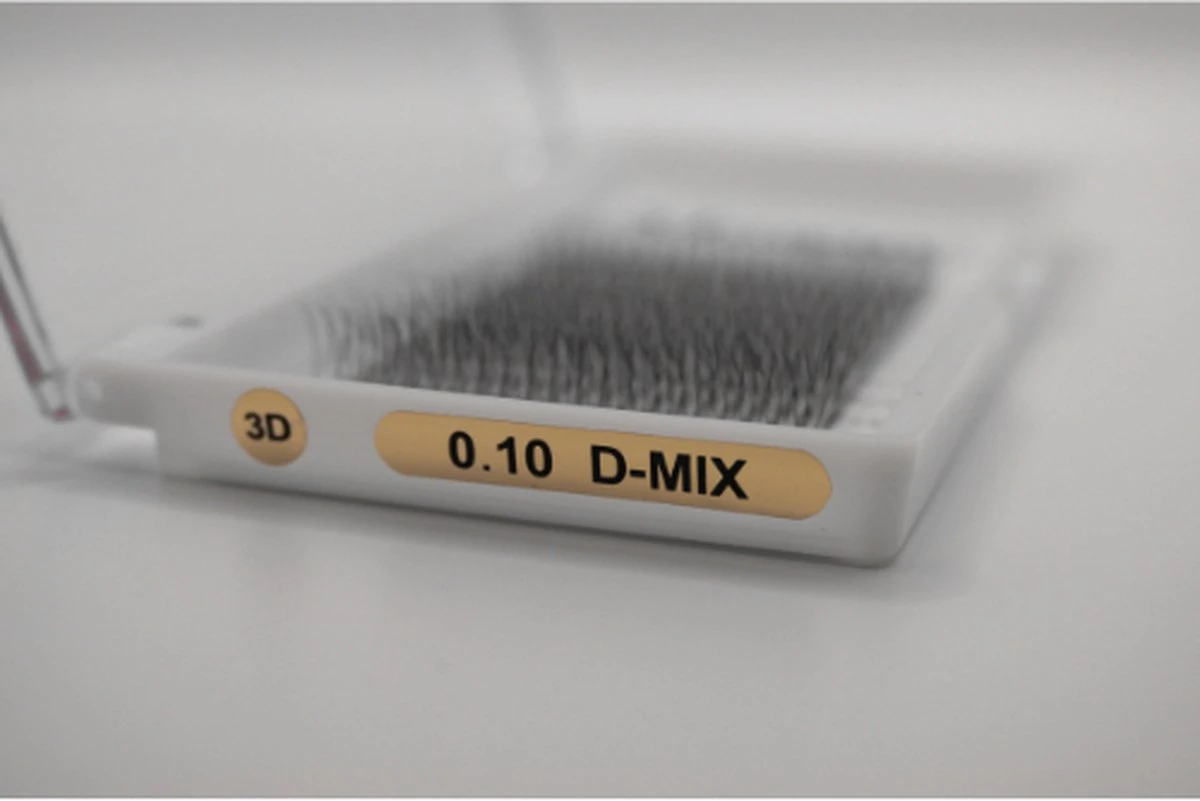 Mowny Beauty - Wimperextensions - 3D Premade Fans - Mix Tray 0,10mm D-krul - Natuurlijke Wimperextensions - Russisch Volume 3 Mowny Beauty - Wimperextensions - 3D Premade Fans - Mix Tray 0,10mm D-krul - Natuurlijke Wimperextensions - Russisch Volume - Afbeelding 3