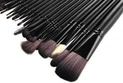 Make-up Kwasten Set - Professionele Kwasten - 24-delig Met Tasje - Cosmetica Kwasten - Zwart - Rheme -Cosmetica winkel 1200x813 2