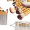 Professionele 18-Delige Make-Up Kwastenset - Cosmetica Visagie Makeup Kwasten Set - Mascara/Oogschaduw/Concealer/Foundation/Blush/Eyeliner/Highlighter/Poederkwast Beauty Brush - Countourkwast Make Up Brushes Borstels Penselen - Met Luxe Opberg Etui