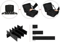 Cosmetica Koffer - Make-up Koffer Met Verstelbare Vakken - Visagie En Nagelstyliste Beauty Koffer - 37x27x13CM 20 Cosmetica Koffer - Make-up Koffer Met Verstelbare Vakken - Visagie En Nagelstyliste Beauty Koffer - 37x27x13CM -Cosmetica winkel 1200x848 1