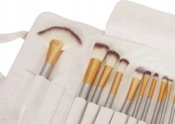 Professionele 18-Delige Make-Up Kwastenset - Cosmetica Visagie Makeup Kwasten Set - Mascara/Oogschaduw/Concealer/Foundation/Blush/Eyeliner/Highlighter/Poederkwast Beauty Brush - Countourkwast Make Up Brushes Borstels Penselen - Met Luxe Opberg Etui -Cosmetica winkel 1200x857 2