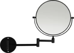 LYVION Make-up Spiegel - Scheerspiegel - Vergrootspiegel - 2 Spiegels - Voor Aan De Wand - Uitklapbaar - Verstelbaar - Cosmeticaspiegel - Dubbelzijdig - RVS - Zwart 8 LYVION Make-up Spiegel - Scheerspiegel - Vergrootspiegel - 2 Spiegels - Voor Aan De Wand - Uitklapbaar - Verstelbaar - Cosmeticaspiegel - Dubbelzijdig - RVS - Zwart -Cosmetica winkel 1200x869