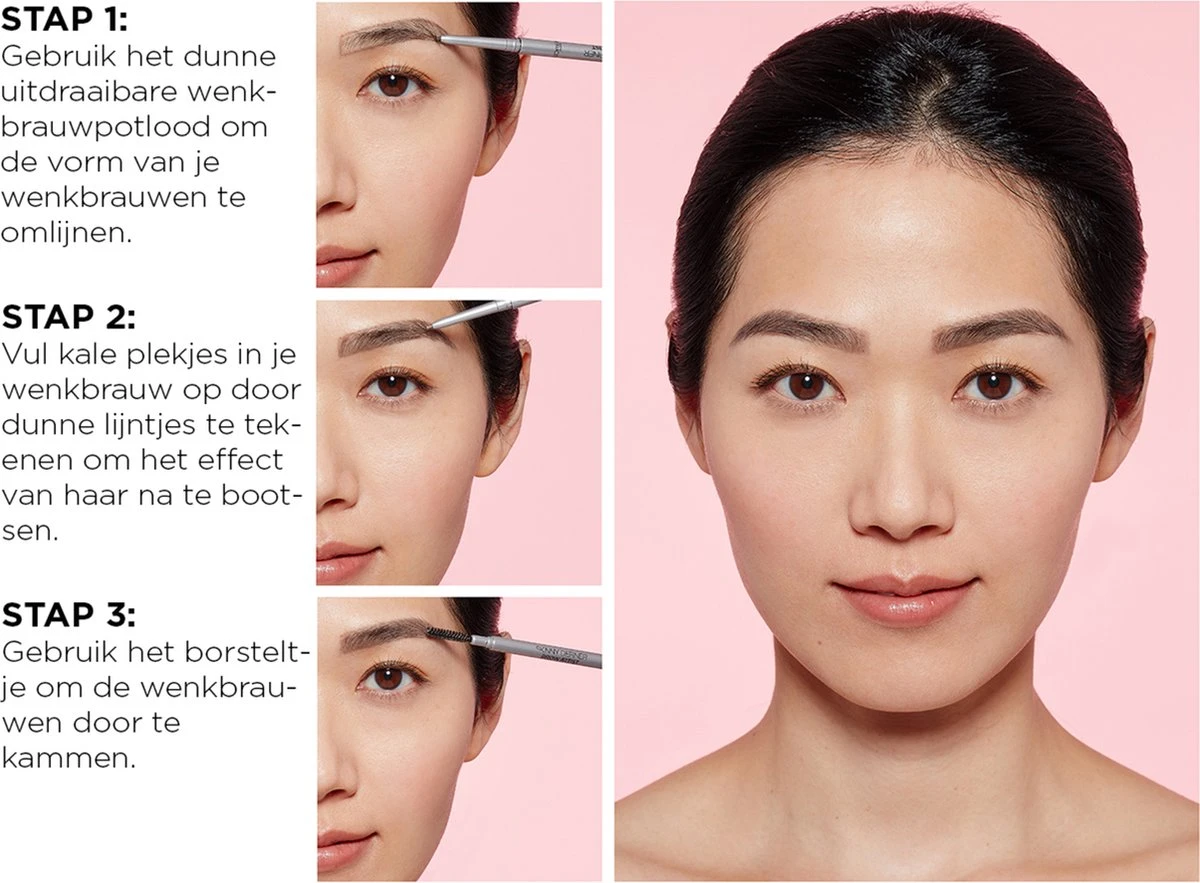 L’Oréal Paris Brow Artist Skinny Definer Wenkbrauwpotlood - 105 Brunette - Ultradun 5 L’Oréal Paris Brow Artist Skinny Definer Wenkbrauwpotlood - 105 Brunette - Ultradun - Afbeelding 5