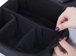 Make-up Koffer - Cosmetica Koffer - Visagie Opbergtas - Beauty Organizer Met Verstelbare Vakken - Roze -Cosmetica winkel 1200x886 4