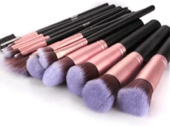 Bestope Make Up Kwasten Set Met Beauty Blenders 16 Delig - Brush Set - Kwasten Reiniger - Rosé Goud 16 Bestope Make Up Kwasten Set Met Beauty Blenders 16 Delig - Brush Set - Kwasten Reiniger - Rosé Goud -Cosmetica winkel 1200x888 1
