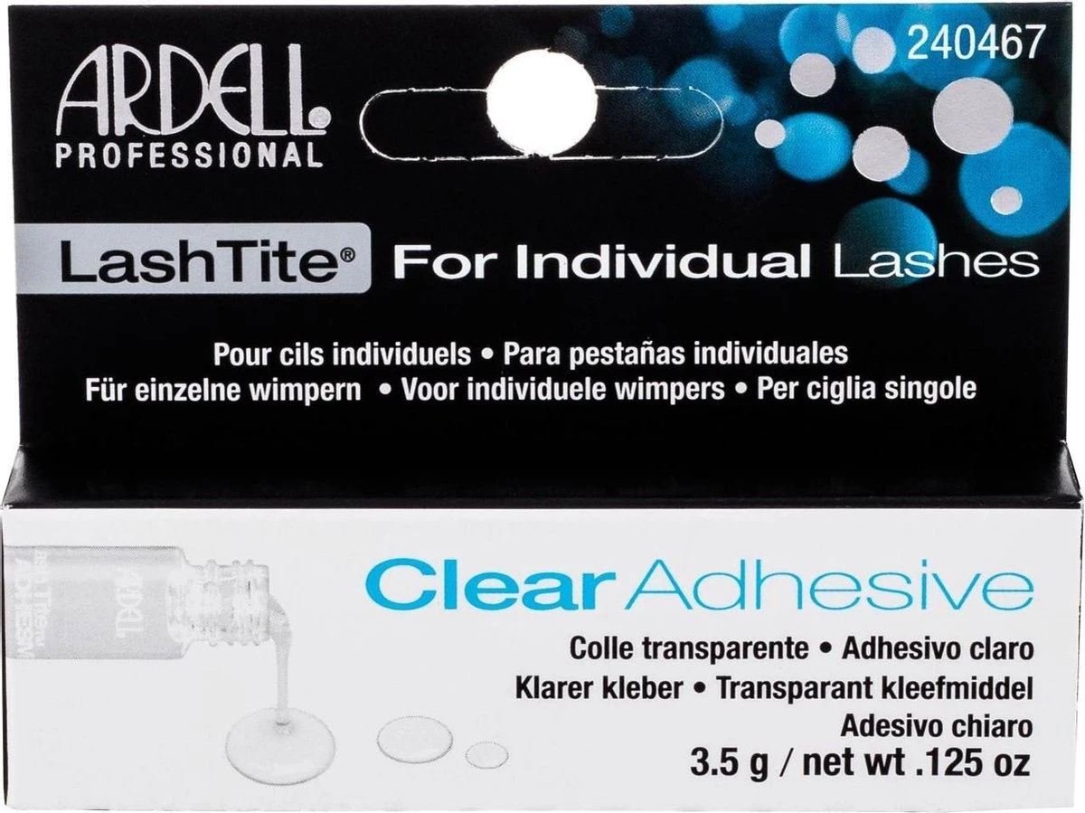 Ardell Lash Tite Individual Lash Adhesive - Clear - Stevige Wimperlijm 1 Ardell Lash Tite Individual Lash Adhesive - Clear - Stevige Wimperlijm
