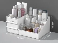 Make-Up Organizer - Cosmetica - Opbergdoos - Wit - Nagellak - Creme - Sieraden - Pennenbakje - Bureau - Organizers - Make Up 9 Make-Up Organizer - Cosmetica - Opbergdoos - Wit - Nagellak - Creme - Sieraden - Pennenbakje - Bureau - Organizers - Make Up -Cosmetica winkel 1200x901 7