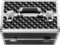 Make-upkoffer, Kapperskoffer, Cosmeticakoffer, Lege Nagelkoffer, Multikoffer, Afsluitbaar Voor Nageldesign/massageolie/fotoapparatuur, 34,7 X 22,2 X 25 Cm HMTM-YAHEE-411176 -Cosmetica winkel 1200x905 1