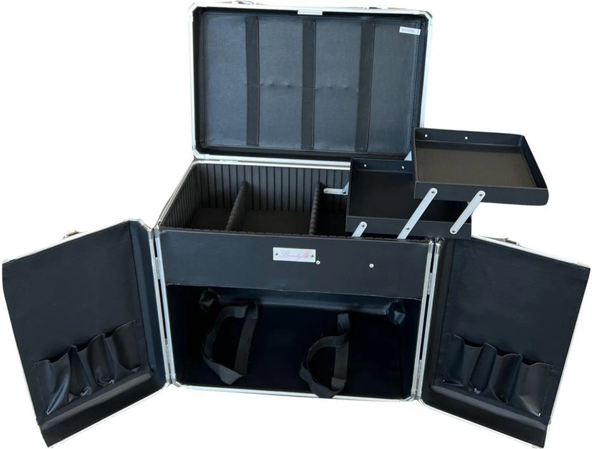 Pedicure Koffer/trolley - Professional Pedicure Case - Zilver Disco 4 Pedicure Koffer/trolley - Professional Pedicure Case - Zilver Disco - Afbeelding 4