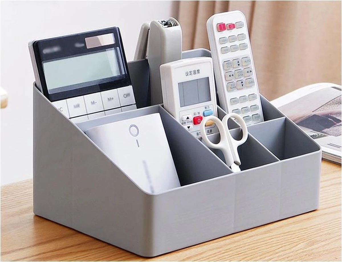 Merkloos Make-Up Organizer - Opbergdoos - Cosmetica - Grijs - Sieraden - Nagelak - Make Up Organizer - Make Up Organizers 1 Merkloos Make-Up Organizer - Opbergdoos - Cosmetica - Grijs - Sieraden - Nagelak - Make Up Organizer - Make Up Organizers