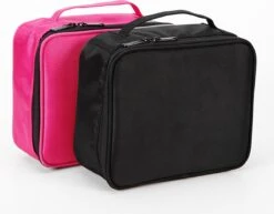 Make-up Koffer - Cosmetica Koffer - Visagie Opbergtas - Beauty Organizer Met Verstelbare Vakken - Roze -Cosmetica winkel 1200x938