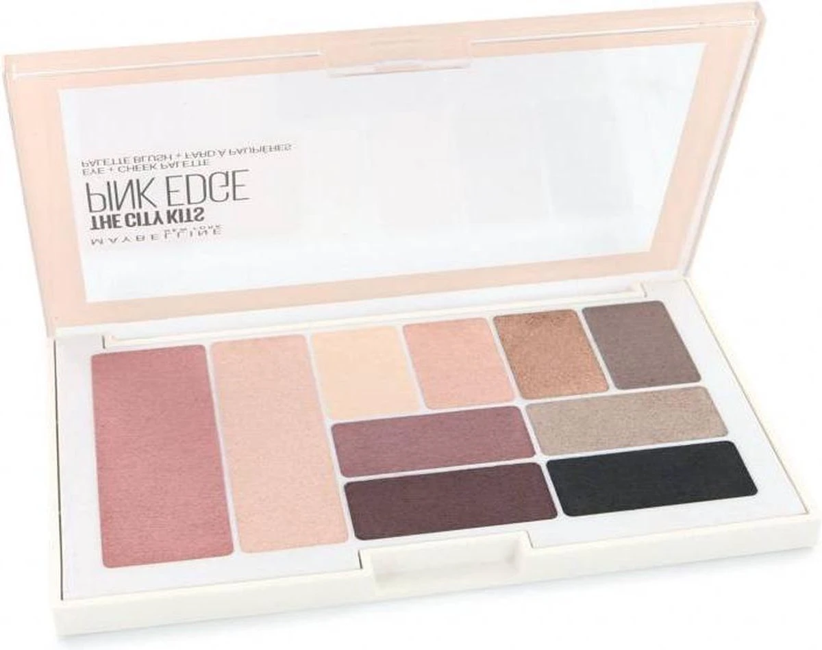 Maybelline City Kits Oogschaduw Palette - 2 Pink Edge 1 Maybelline City Kits Oogschaduw Palette - 2 Pink Edge