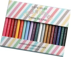 HANDAIYAN Sneldrogend Waterdicht En Niet Gemakkelijk Uit Te Vegen Kleur Eyeliner 20 Kleuren 7 HANDAIYAN Sneldrogend Waterdicht En Niet Gemakkelijk Uit Te Vegen Kleur Eyeliner 20 Kleuren -Cosmetica winkel 1200x964