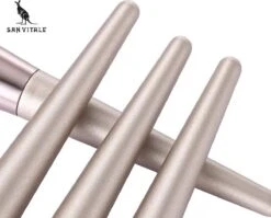 San Vitale® - Luxe Professionele Make Up Kwasten Set - Make Up Brush - Vegan Penselen - Inclusief Pouch - Make Up Pouch Met 10-delig Penselen Set - Champagne/goud 25 San Vitale® - Luxe Professionele Make Up Kwasten Set - Make Up Brush - Vegan Penselen - Inclusief Pouch - Make Up Pouch Met 10-delig Penselen Set - Champagne/goud -Cosmetica winkel 1200x969 6