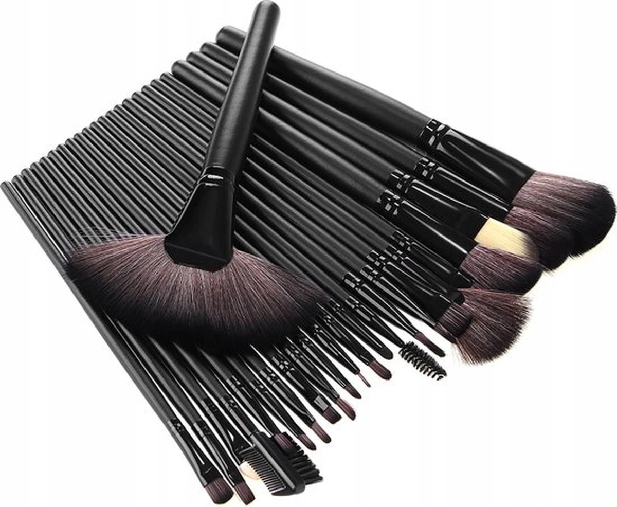 Professionele 24-Delige Make-Up Kwastenset - Cosmetica Visagie Makeup Kwasten Set - Mascara/Oogschaduw/Concealer/Foundation/Blush/Eyeliner/Highlighter/Poederkwast Beauty Brush - Contourkwast Make Up Brushes Borstels Penselen - Met Luxe Opberg Etui 8 Professionele 24-Delige Make-Up Kwastenset - Cosmetica Visagie Makeup Kwasten Set - Mascara/Oogschaduw/Concealer/Foundation/Blush/Eyeliner/Highlighter/Poederkwast Beauty Brush - Contourkwast Make Up Brushes Borstels Penselen - Met Luxe Opberg Etui - Afbeelding 8