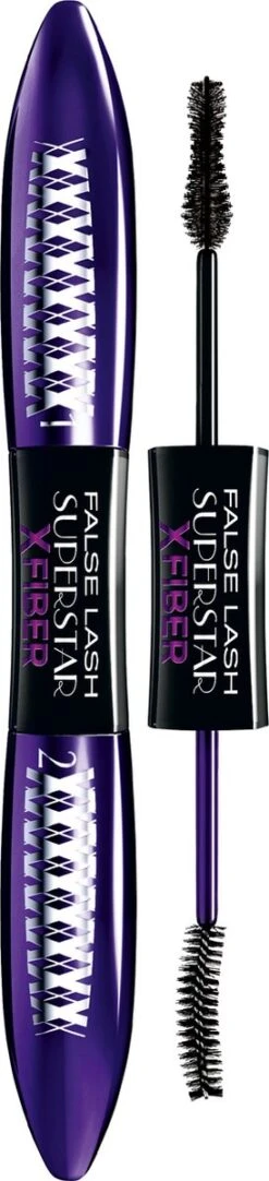 L'Oréal Paris False Lash Superstar X Fiber Mascara - Zwart -Cosmetica winkel 274x1200