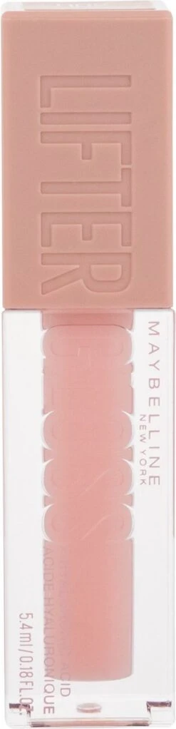 Maybelline Lifter Lipgloss - 002 Ice (met Hyaluronic Acid) 9 Maybelline Lifter Lipgloss - 002 Ice (met Hyaluronic Acid) -Cosmetica winkel 290x1200 1