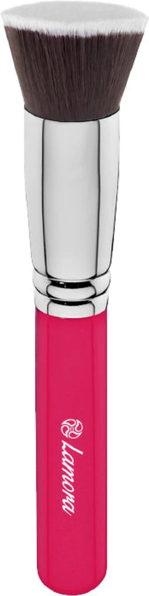 Foundation Borstel Roze - Lamora - Make-Up Kwast 1 Foundation Borstel Roze - Lamora - Make-Up Kwast