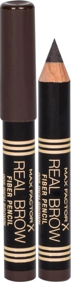 Max Factor Real Brow Eyebrow Pencil Wenkbrauwpotlood - 005 Rich Brown -Cosmetica winkel 305x1200 3