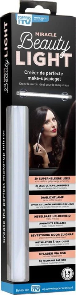 Merkloos Miracle Beauty Light - Creëer De Perfecte Make-up Spiegel - Valentine - Valentijnsdag - Valentijn Cadeautje 9 Merkloos Miracle Beauty Light - Creëer De Perfecte Make-up Spiegel - Valentine - Valentijnsdag - Valentijn Cadeautje -Cosmetica winkel 312x1200 4