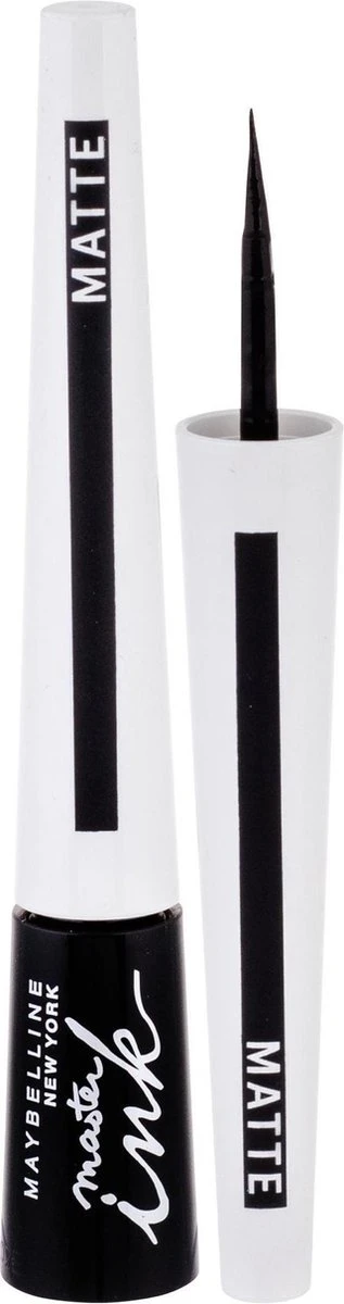 Maybelline Master Ink Matte Liner - Charcoal Black - Zwart - Eyeliner 1 Maybelline Master Ink Matte Liner - Charcoal Black - Zwart - Eyeliner