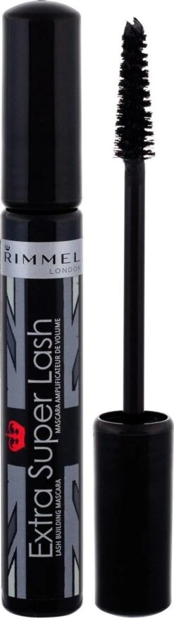 Rimmel London Extra Super Lash Mascara - 001 Black -Cosmetica winkel 339x1200 1
