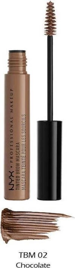 NYX Professional Makeup Tinted Brow Mascara - Chocolate TBM02 - Wenkbrauwgel -Cosmetica winkel 339x1200 7