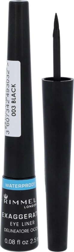 Rimmel London Rimmel Exaggerate Waterproof - Zwart - Eyeliner -Cosmetica winkel 354x1200 1