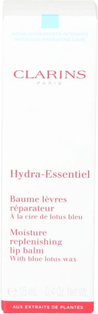 Clarins Hydra-Essentiel Moisture Replenishing Lip Balm Lippenbalsem 15 Ml 3 Clarins Hydra-Essentiel Moisture Replenishing Lip Balm Lippenbalsem 15 Ml - Afbeelding 3