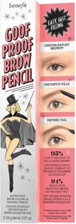 Benefit Goof Proof Brow Shaping Pencil 06 Cool Soft Black -Cosmetica winkel 406x1200 6