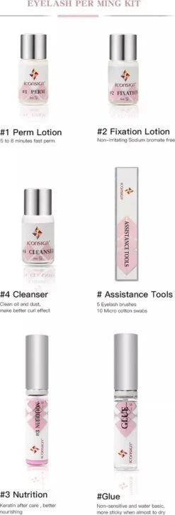 Merkloos Lash Lift Kit - Vernieuwde Wimperlifting Set - Wimperserums Met Wenkbrauw Gel - Lash Lift Set -Cosmetica winkel 409x1200