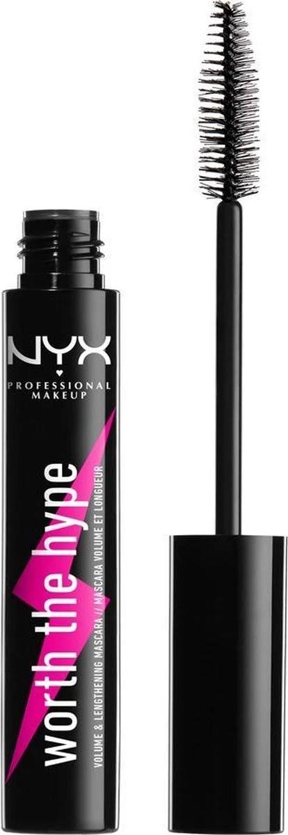 NYX Professional Makeup Worth The Hype Mascara - Black 2 NYX Professional Makeup Worth The Hype Mascara - Black - Afbeelding 2