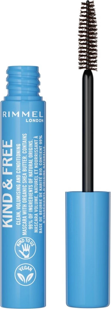Rimmel London KIND & FREE Vegan Mascara - 002 Brown Black 1 Rimmel London KIND & FREE Vegan Mascara - 002 Brown Black