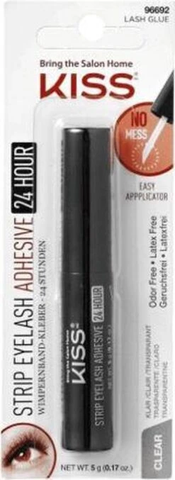 KISS - Strip Eyelash Adhesive 24 Hour Clear -Cosmetica winkel 438x1200 1
