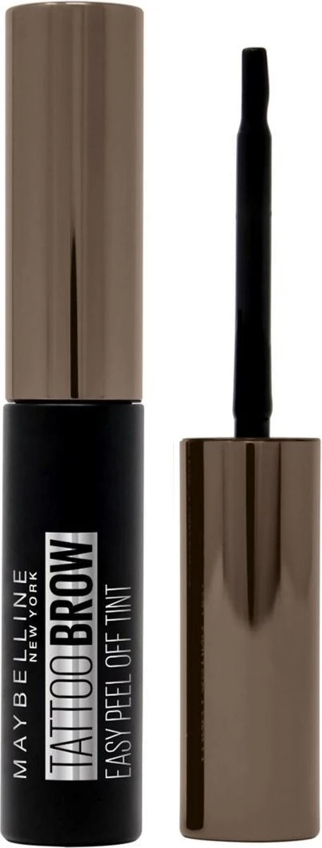 Maybelline New York - Tattoo Brow Peel-Off Wenkbrauwgel - 25 Chocolate Brown - Bruin 1 Maybelline New York - Tattoo Brow Peel-Off Wenkbrauwgel - 25 Chocolate Brown - Bruin