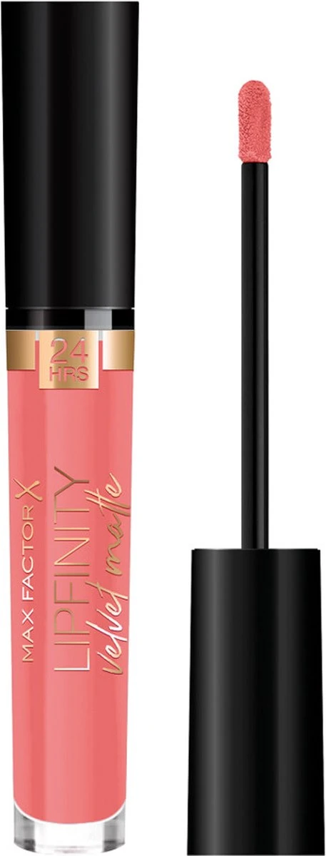 Max Factor Lipfinity Velvet Matte Lippenstift - 030 Cool Coral Rood 2 Max Factor Lipfinity Velvet Matte Lippenstift - 030 Cool Coral Rood - Afbeelding 2