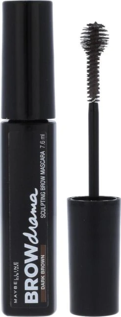 Maybelline Brow Drama Sculpting Wenkbrauw Mascara - Dark Brown -Cosmetica winkel 459x1200 3