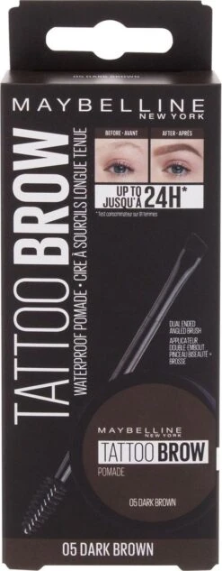Maybelline Tattoo Brow Lasting Color Pomade - 05 Dark Brown -Cosmetica winkel 468x1200 7