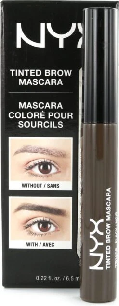 NYX Professional Makeup Tinted Brow Mascara - Black TBM05 - Wenkbrauw Mascara - 6,2 Gr -Cosmetica winkel 470x1200 3