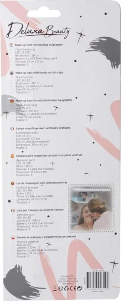 Deluxa Make-up Licht - Make-up Lamp - Make-up Licht Voor Spiegel - Spiegel Licht Met Zuignappen - 29 Cm X 2 Cm 11 Deluxa Make-up Licht - Make-up Lamp - Make-up Licht Voor Spiegel - Spiegel Licht Met Zuignappen - 29 Cm X 2 Cm -Cosmetica winkel 482x1200 1