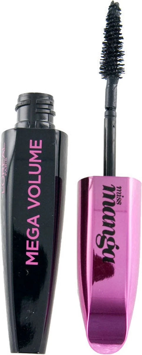 L'Oréal Paris Mega Volume Miss Manga Mascara - Black 3 L'Oréal Paris Mega Volume Miss Manga Mascara - Black - Afbeelding 3