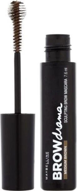 Maybelline Brow Drama - Medium Brown - Bruin - Wenkbrauwmascara -Cosmetica winkel 486x1200 3