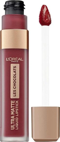 L'Oréal Paris Les Chocolates Ultra Matte Liquid Lippenstift - 864 Tasty Ruby 25 L'Oréal Paris Les Chocolates Ultra Matte Liquid Lippenstift - 864 Tasty Ruby -Cosmetica winkel 509x1200 1